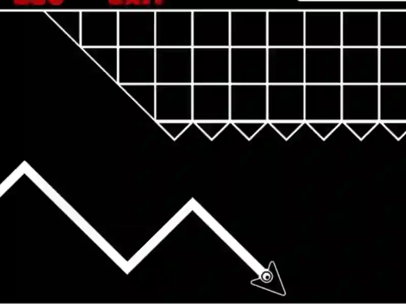 Leikur Geometry Arrow á netinu