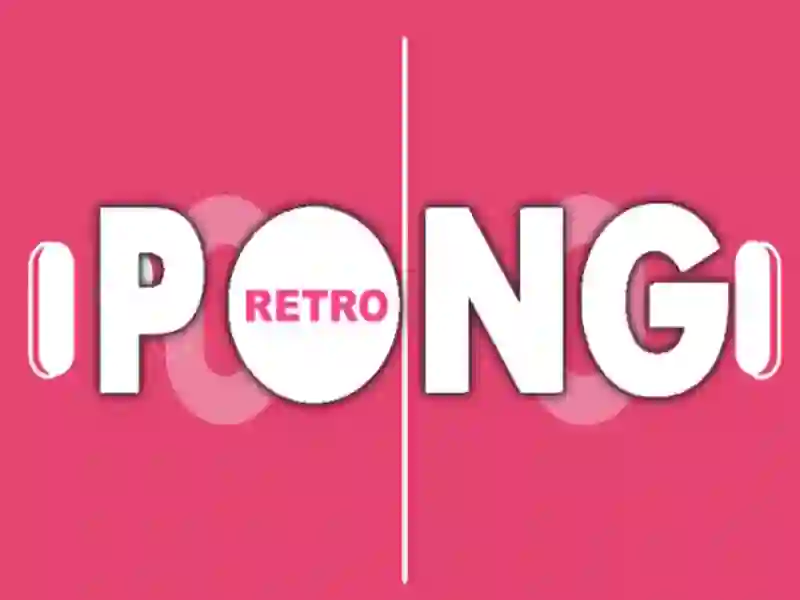 Leikur Retro Pong á netinu Leikur Retro Pong á netinu