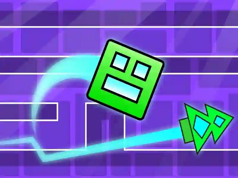 Leikur Geometry Dash Maze Maps V2 á netinu