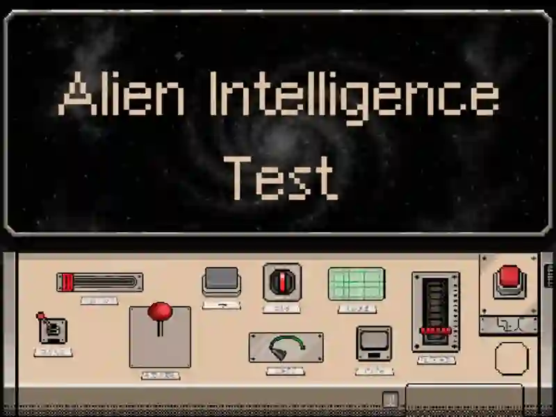 Leikur Alien Intelligence Test á netinu Leikur Alien Intelligence Test á netinu