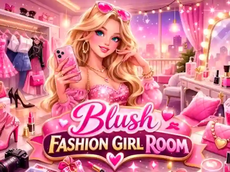 Leikur Blush Fashion Girl Room á netinu
