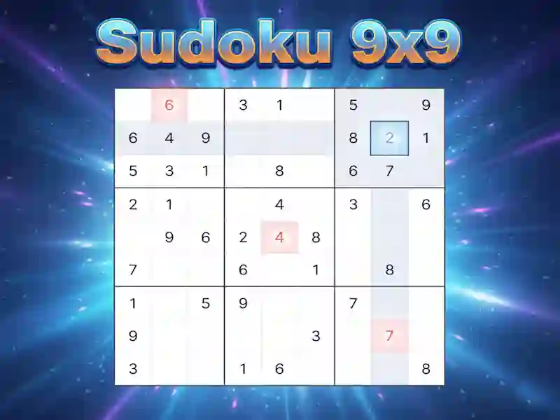 Leikur Sudoku 9x9 á netinu