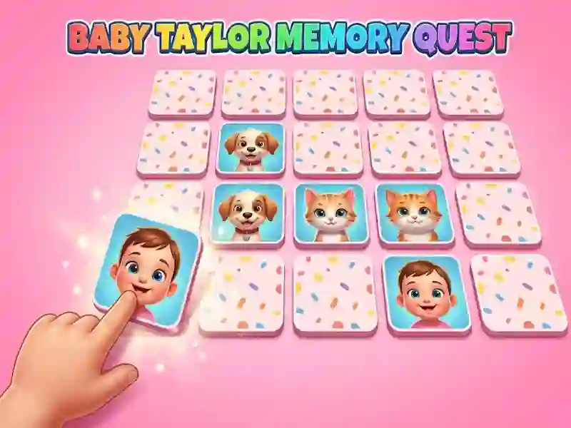 Leikur Baby Taylor Memory Quest á netinu