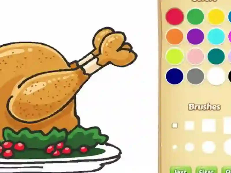 Leikur Matarlitarbók fyrir krakka á netinu