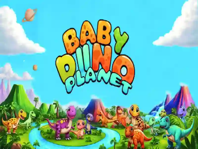 Leikur Baby Dino Planet á netinu Leikur Baby Dino Planet á netinu