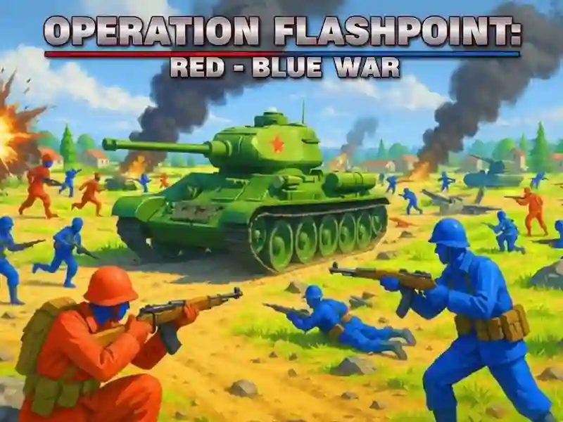 Leikur Operation Flashpoint: Red- Blue War á netinu Leikur Operation Flashpoint: Red- Blue War á netinu