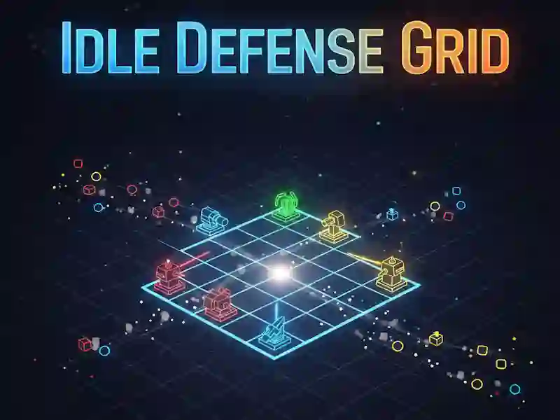 Leikur Idle Defense Grid á netinu