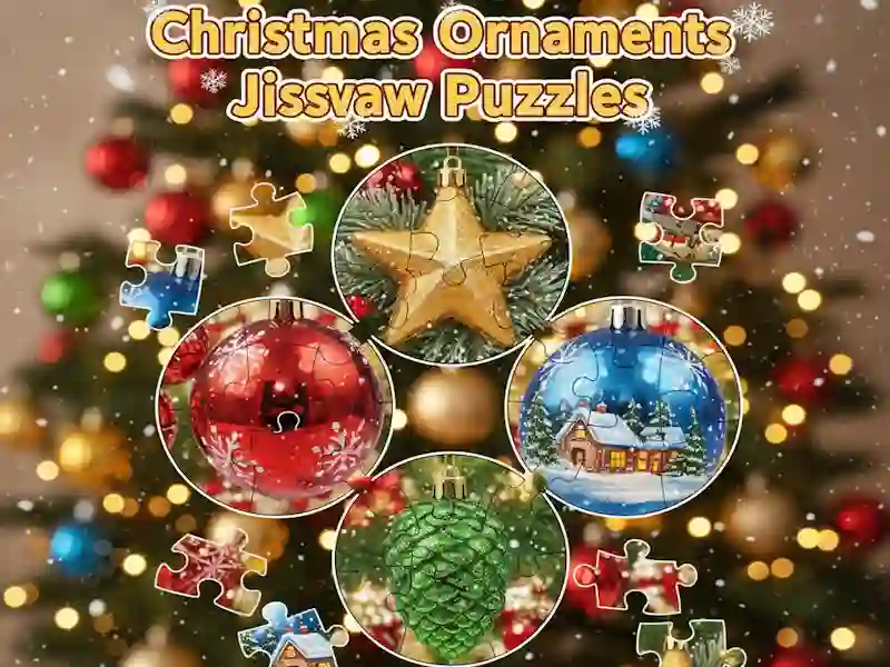 Leikur Jólaskraut Jigsaw Puzzles á netinu