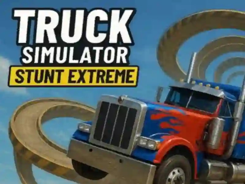 Leikur Truck Simulator Stunt Extreme á netinu Leikur Truck Simulator Stunt Extreme á netinu