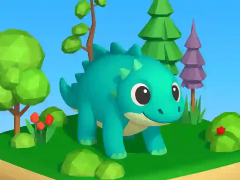 Leikur Dino Idle Park á netinu
