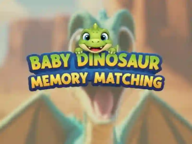Leikur Baby Dinosaur Memory Matching á netinu