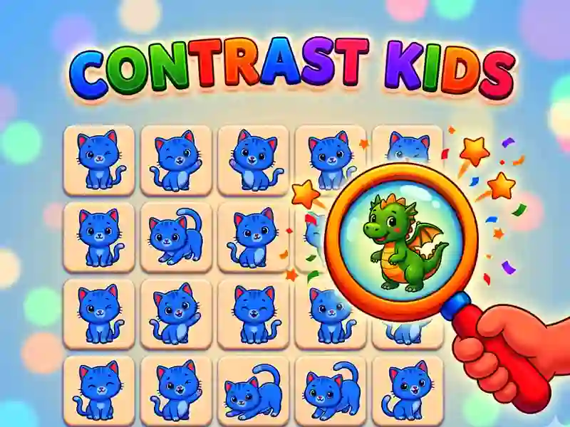 Leikur Contrast Kids á netinu
