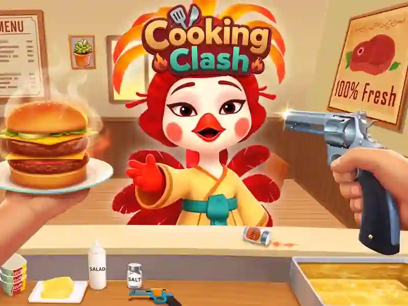 Leikur Cooking Clash á netinu