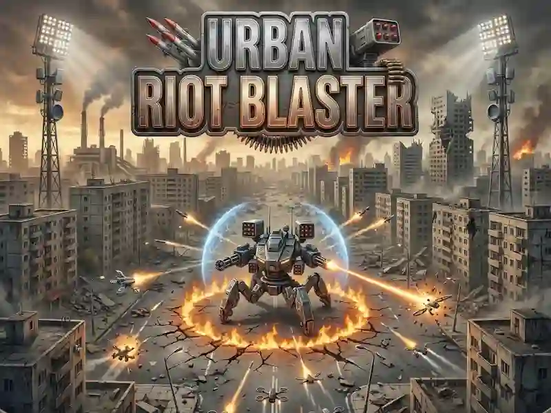 Leikur Urban Riot Blaster á netinu