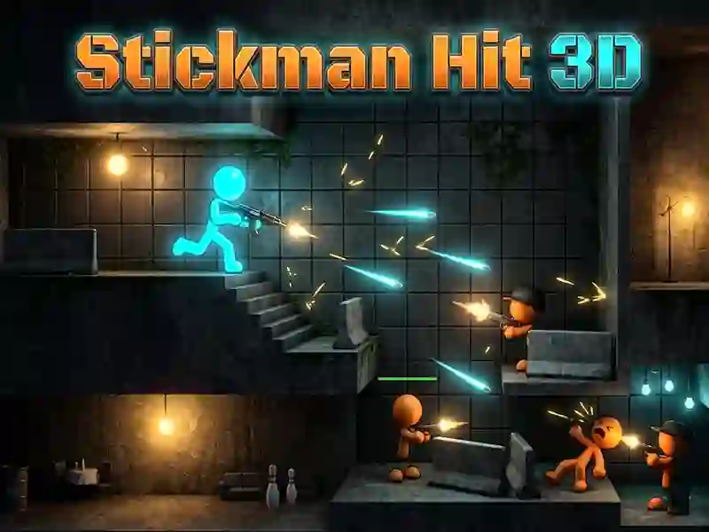 Leikur Stickman Hit 3D á netinu