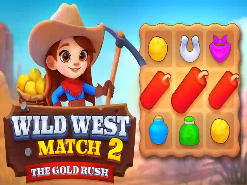 Leikur Wild West Match 2: The Gold Rush á netinu