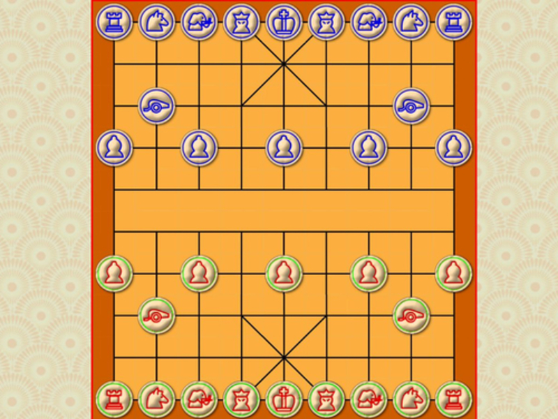 Leikur Xiangqi kínverska skák einvígi á netinu