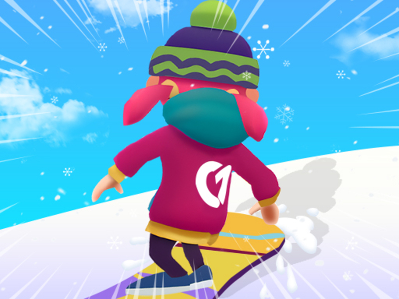 Leikur Snowboard Game Party á netinu