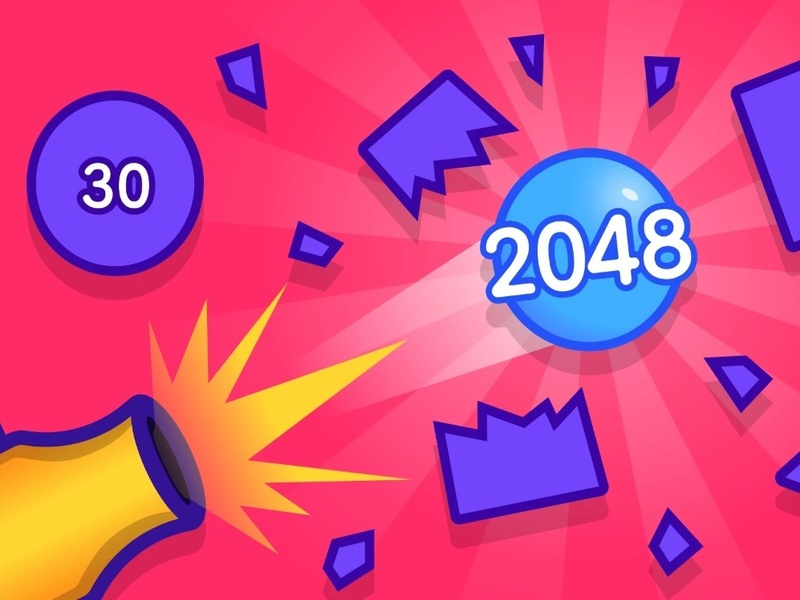 Leikur 2048 Blokkar eyðileggingu á netinu
