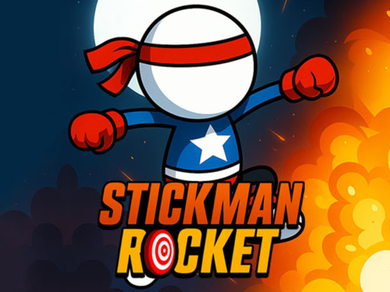 Leikur Stickman eldflaug á netinu