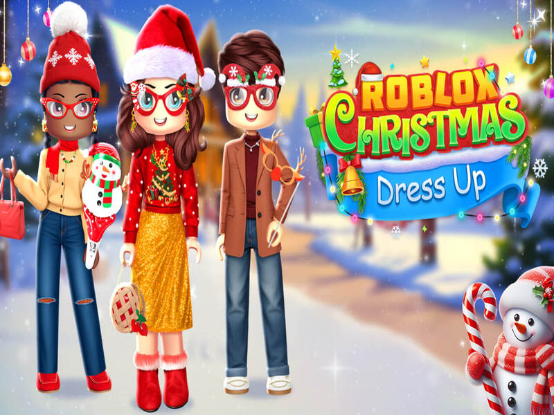 Leikur Roblox jóladressing á netinu