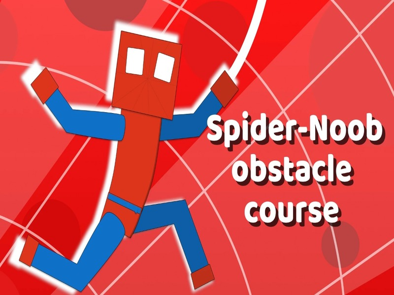 Leikur Spider-Noob hindrunarnámskeið á netinu