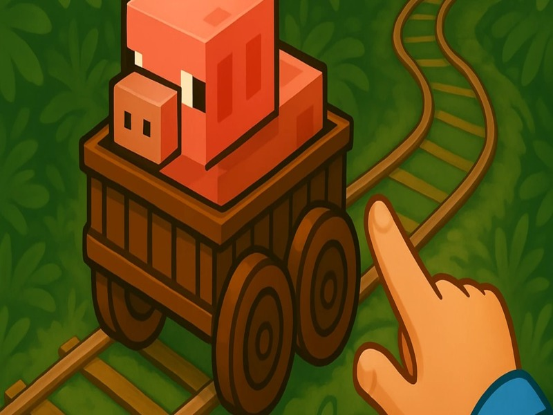 Leikur Dýr í teinum! á netinu