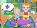 Leikur Baby Hazel: Umhirðing systkina á netinu