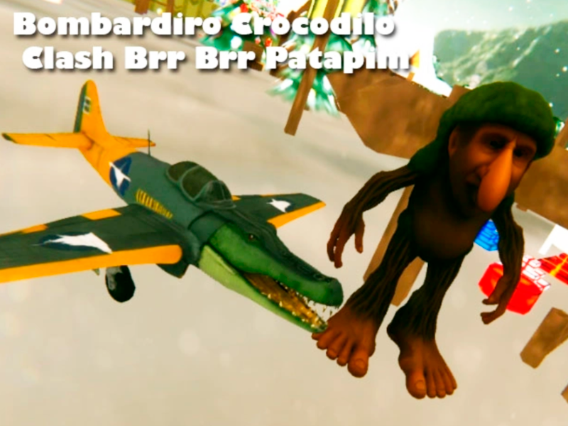 Leikur Bombardiro crocodilo skellur brr patapim á netinu