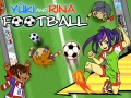 Leikur Yuki og Rina Fótbolti á netinu