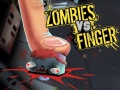 Leikur Zombí gegn Fingri á netinu