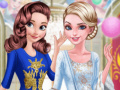 Leikur Anna og Elsa Arendelle Ball á netinu