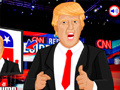 Leikur Donald Trump gegn Hillary Clinton á netinu
