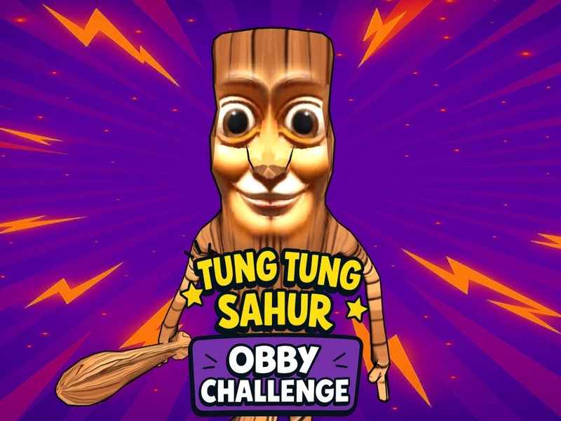 Leikur Tung Tung Sahur: Obby Challenge á netinu