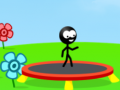 Leikur Trampólín Stickman á netinu