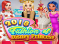 Leikur 2018 Fashion af Disney prinsessum á netinu