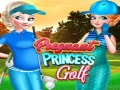 Leikur Meðgöngupía spilar golf á netinu