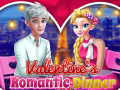 Leikur Romantískur kvöldverður á Valentínusardegi á netinu
