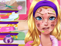 Leikur Vandamál á andliti Barbie hetjunnar á netinu