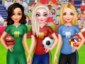 Leikur BFF Prinsessa Kjósa Um Fótbolta 2018 á netinu