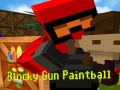 Leikur Blocky Byssan Paintball á netinu