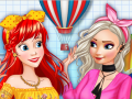 Leikur Fashion prinsessur og balloon hátíð á netinu