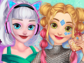 Leikur Elsu og Rapunzel: Framtíðarfashion á netinu