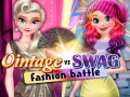 Leikur Vintage vs Swag: Fashion Bardagi á netinu