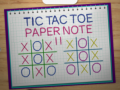 Leikur Tic Tac Toe Pappír Athugasemd 2 á netinu