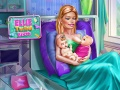 Leikur Fæðing Ellí tvíburanna á netinu