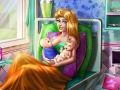 Leikur Sofandi Prinsessa: Fæðing Tvíburanna á netinu