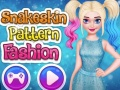 Leikur Tískur í tísku með snákahettu á netinu