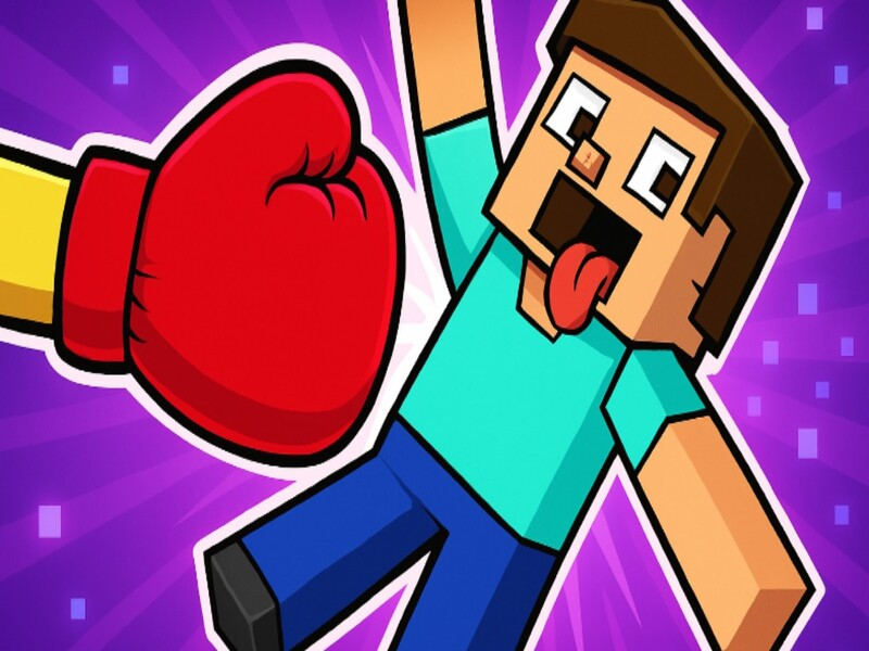 Leikur Noob Ragdoll: Crazy Punch á netinu