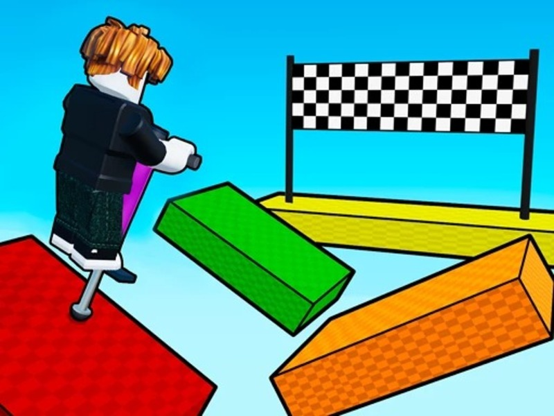 Leikur Obby: Pogo Parkour! á netinu